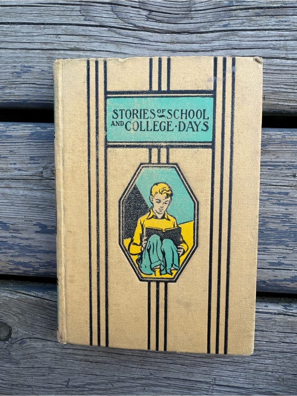 Stories of School and College Days Vintage-Style Beige Hardcover Book